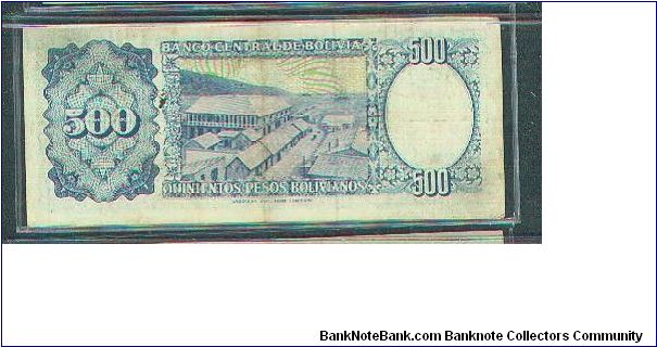 Banknote from Bolivia year 1981