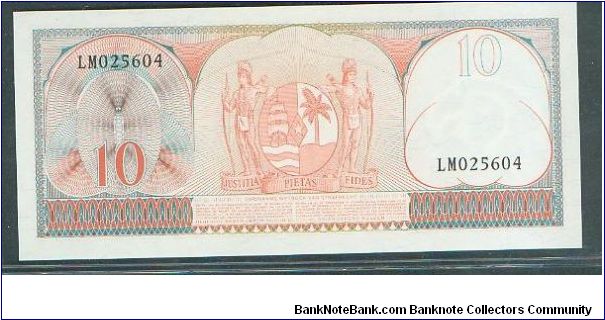 Banknote from Suriname year 1963