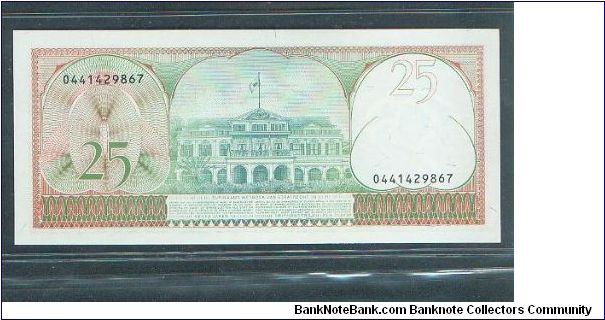 Banknote from Suriname year 1985