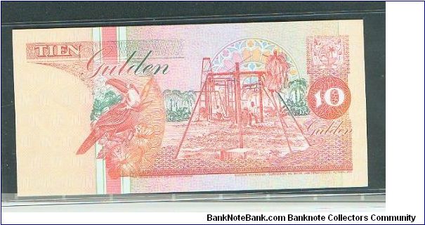 Banknote from Suriname year 1996