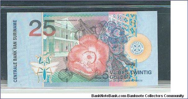 Banknote from Suriname year 2000