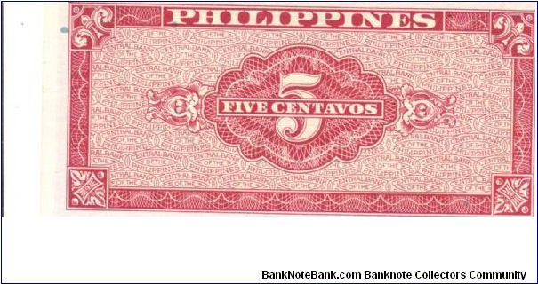 Banknote from Philippines year 1949