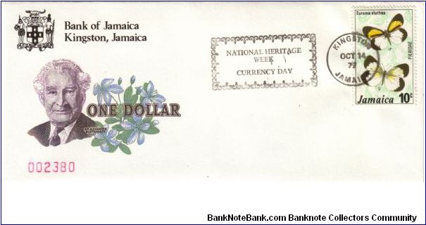 Banknote from Jamaica year 1977
