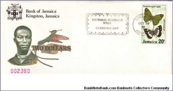 Banknote from Jamaica year 1977