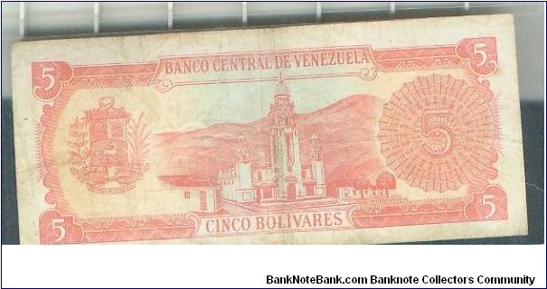 Banknote from Venezuela year 1989