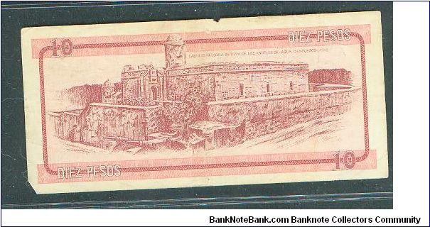 Banknote from Cuba year 1985