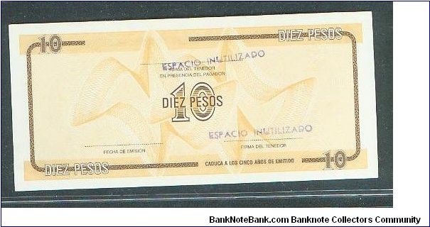 Banknote from Cuba year 1985