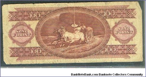 Banknote from Hungary year 1984