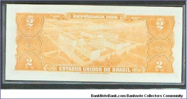 Banknote from Brazil year 1956