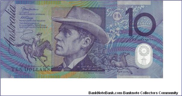 Australian $10 polymere note Banknote