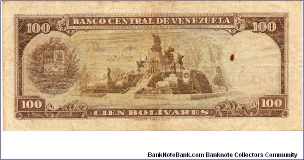 Banknote from Venezuela year 1966