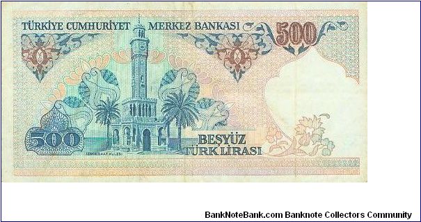 Banknote from Turkey year 1984