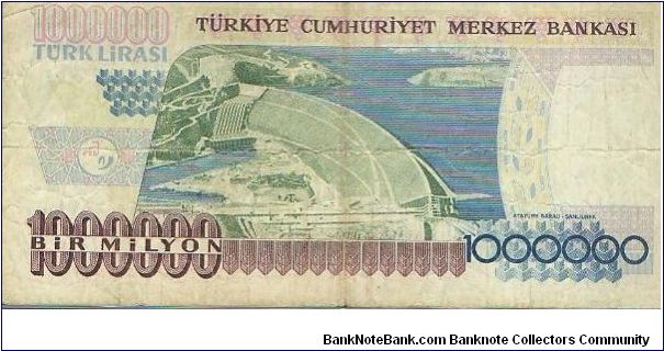 Banknote from Turkey year 1995