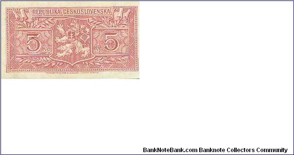 Banknote from Czech Republic year 1945