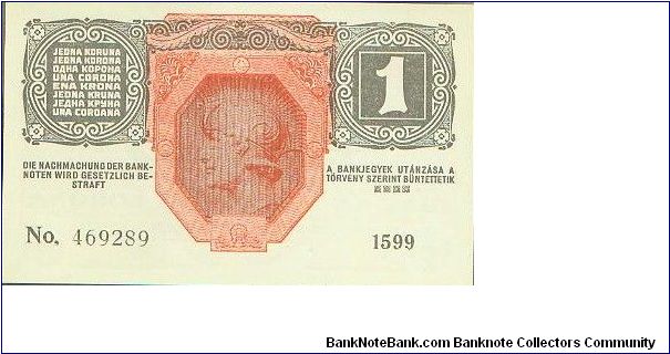 Banknote from Austria year 1916