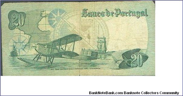 Banknote from Portugal year 1978