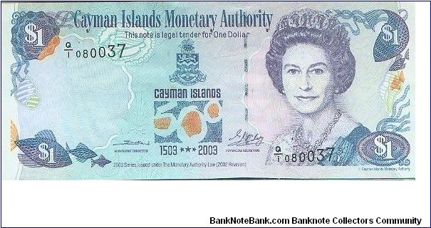 Banknote from Cayman Islands year 2003