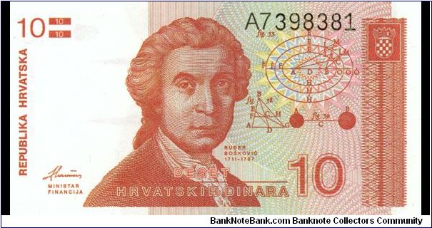 10 Dinara Banknote