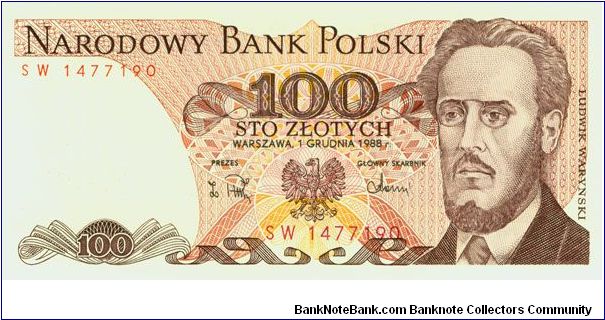 100 Zlotych Banknote