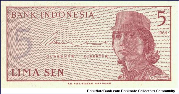 5 Sen Banknote