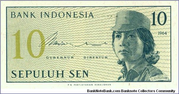 10 Sen Banknote