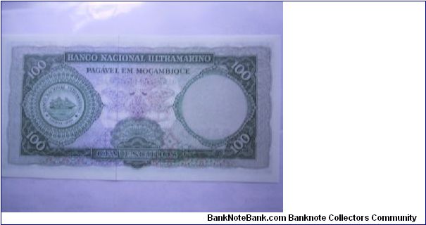 Banknote from Mozambique year 1961