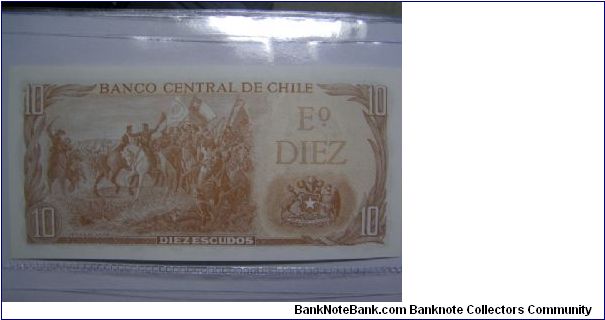 Banknote from Chile year 1970