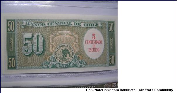 Banknote from Chile year 1960