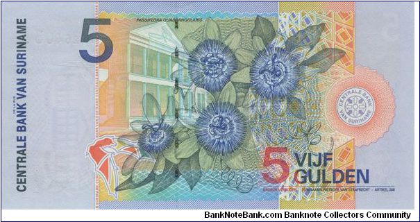 Banknote from Suriname year 2000