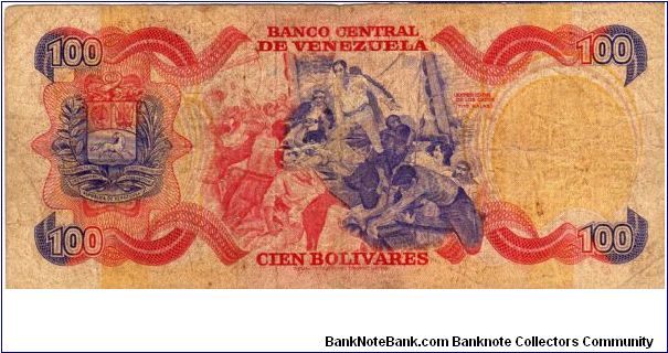Banknote from Venezuela year 1981