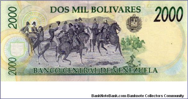 Banknote from Venezuela year 1998