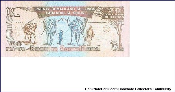 Banknote from Somalia year 1996