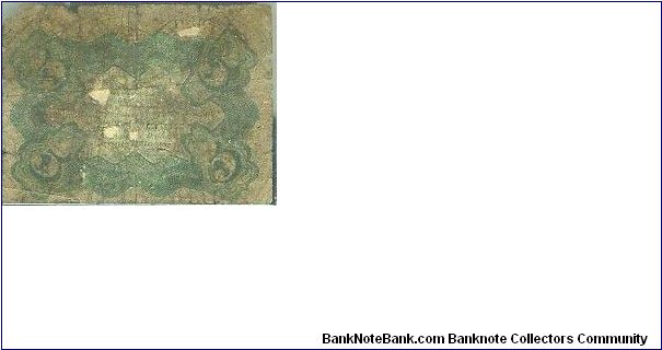 Banknote from USA year 1863