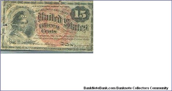 US Fractional Currency Banknote