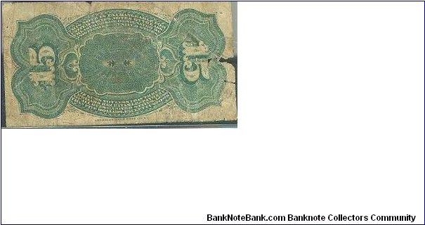 Banknote from USA year 1863