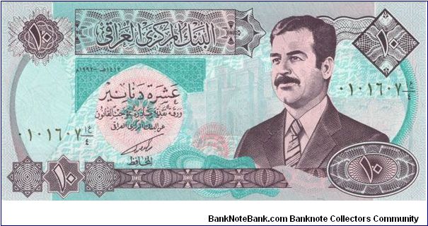 10 Dinars Banknote