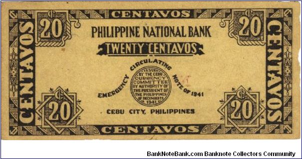 Banknote from Philippines year 1941