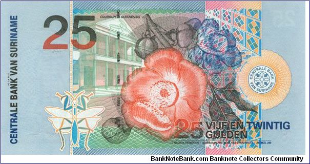 Banknote from Suriname year 2000