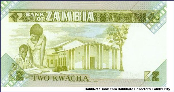 Banknote from Zambia year 1980