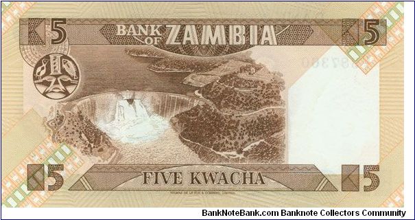 Banknote from Zambia year 1980