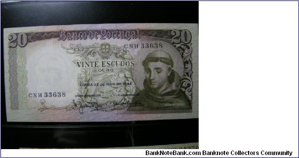 20 Escudos Banknote