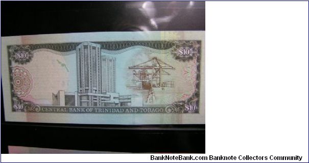 Banknote from Trinidad and Tobago year 2002