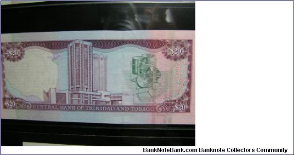 Banknote from Trinidad and Tobago year 2002