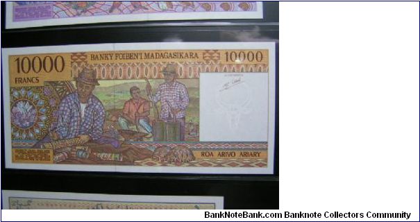 Banknote from Madagascar year 1990