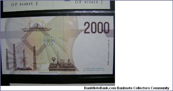 Banknote from Italy year 1990