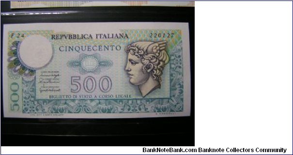500 Lira Banknote
