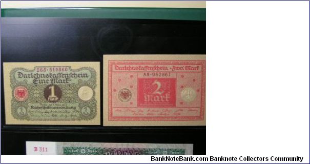 1 & 2 Mark Banknote