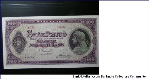 100 Pengo Banknote