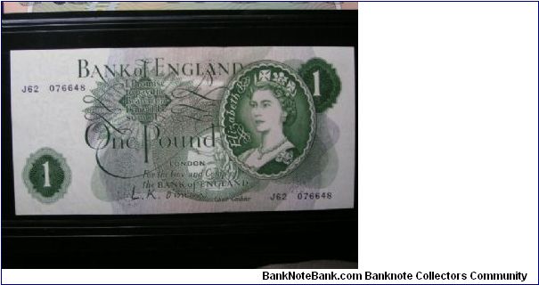 One British Pound Banknote
