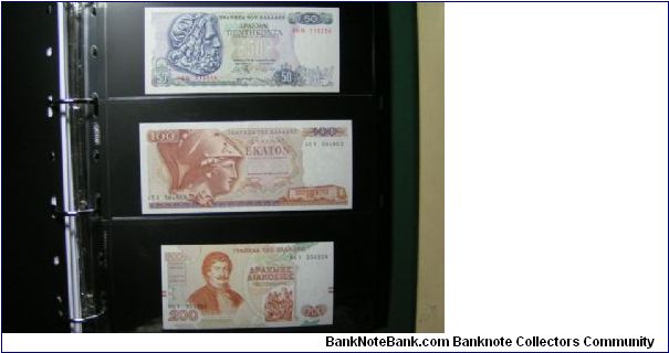 50/100/200 Drachmae Banknote